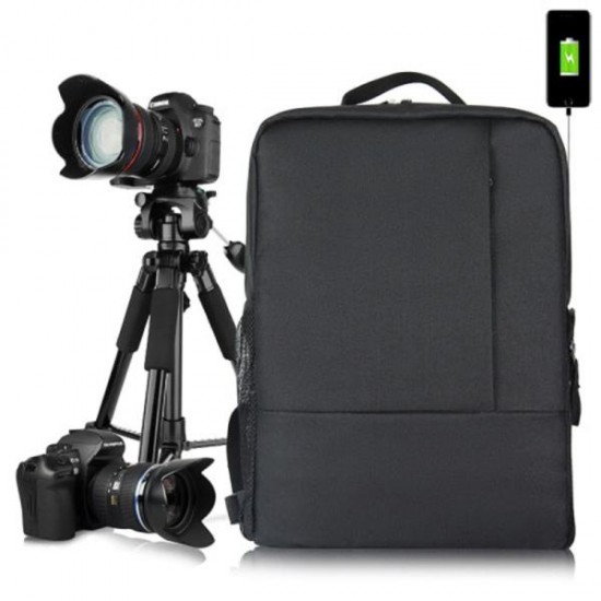 8099 Multi-functional Universal Photography Waterproof Nylon DSLR SLR Camera Bag Backpack