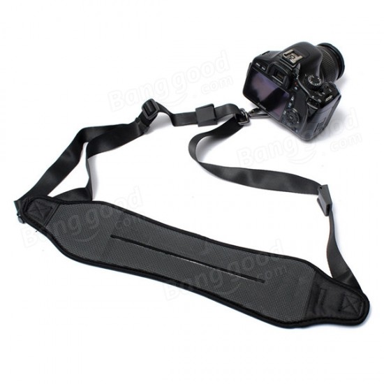 Nylon Camera Shoulder Neck Strap Belt Sling For Canon Nikon Sony DSLR Black Nylon Camera Shoulder Neck Strap Belt Sling For Canon Nikon Sony DSLR Black