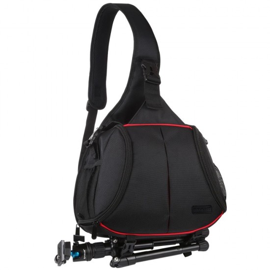 PU5013B Water-resistant Triangle Sling Shoulder Messenger Camera Bag PU5013B Water-resistant Triangle Sling Shoulder Messenger Camera Bag