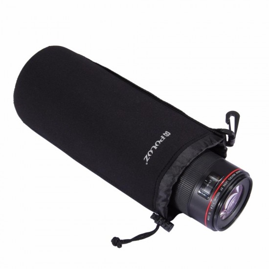 PU5100 Portable Neoprene SLR Camera Lens Carrying Bag Pouch
