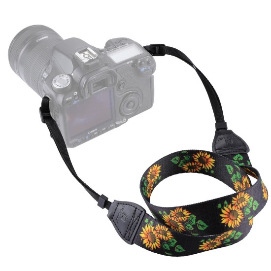 PU6009C Retro Ethnic Style Multi-color Series Shoulder Neck Strap for SLR DSLR Camera