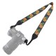 PU6009C Retro Ethnic Style Multi-color Series Shoulder Neck Strap for SLR DSLR Camera