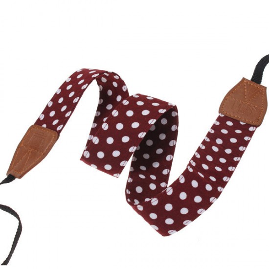 Spot Pattern Camera Shoulder Neck Strap SLR DSLR For Nikon Canon Sony