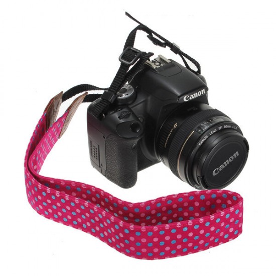 Spot Pattern Camera Shoulder Neck Strap SLR DSLR For Nikon Canon Sony