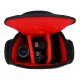 Travel Storage Shoulder Bag for DLSR Camera Main Body Lens with Rain Cover