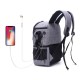 Water-resistant Anti-Theft Camera Bag Backpack Charge Earphone Hole for DSLR Camera Lens Tripod