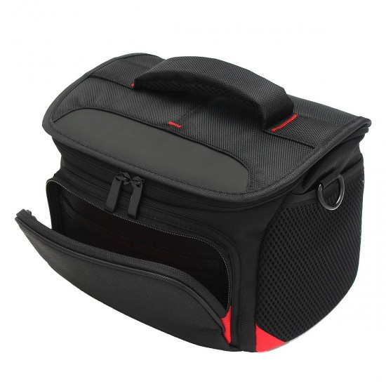 Waterproof Camera Shoulder Bag Travel Carrying Case with Rain Cover For DSLR SLR Camera Flash Lens