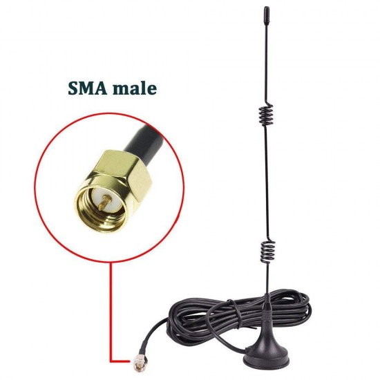 2.4G Antenna Wireless Wifi Network Card Router Module Antenna RF Radio Frequency Antenna Magnetic Suction Cup Antenna