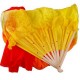 1.8M Multicolor Belly Dance Fan Bamboo Long Silk Fans Dance Performance Supplies