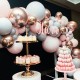 201PCS/Set Pink Balloons Arch Kit Tape Party Birthday Wedding Garland Decor