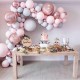 201PCS/Set Pink Balloons Arch Kit Tape Party Birthday Wedding Garland Decor