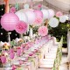 21pcs/set Round Paper Lantern For Boy Girl Baptism Wedding Holloween Party Decorations Hanging Paper Crafts