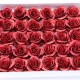 30PCS Artificial Rose Flower Crystal Gold Powder Valentines Day Party Gift Decorations