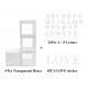 4PCS/Set DIY Transparent Box Latex Balloon for Boy Girl Baby Shower Wedding Birthday Party Decoration Backdrop 4PCS/Set DIY Transparent Box Latex Balloon for Boy Girl Baby Shower Wedding Birthday Party Decoration Backdrop