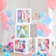 4PCS/Set DIY Transparent Box Latex Balloon for Boy Girl Baby Shower Wedding Birthday Party Decoration Backdrop