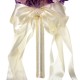 Crystal Artificial Foam Rose Flower Bridesmaid Bouquet Bridal Wedding Decorations