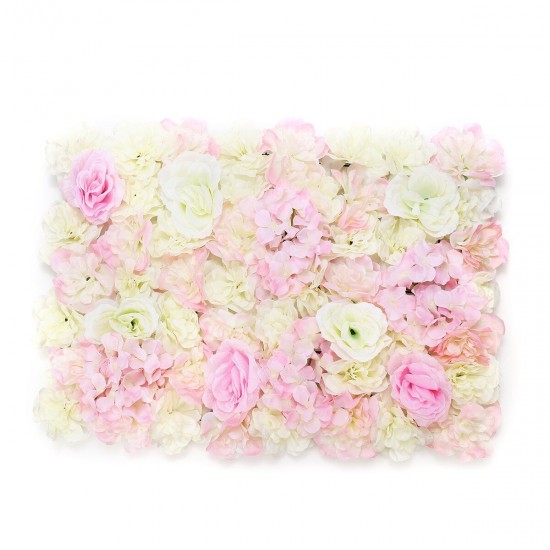 DIY Artificia Wedding Rose Flower Panel Backdrop Wall Road Arch Decorations DIY Artificia Wedding Rose Flower Panel Backdrop Wall Road Arch Decorations