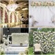 DIY Artificia Wedding Rose Flower Panel Backdrop Wall Road Arch Decorations DIY Artificia Wedding Rose Flower Panel Backdrop Wall Road Arch Decorations
