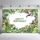 Dinosaur Forest Theme Birthday Backdrop Vinyl Studio Backdrop Photography Props Photo Background Decorations
