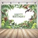 Dinosaur Forest Theme Birthday Backdrop Vinyl Studio Backdrop Photography Props Photo Background Decorations