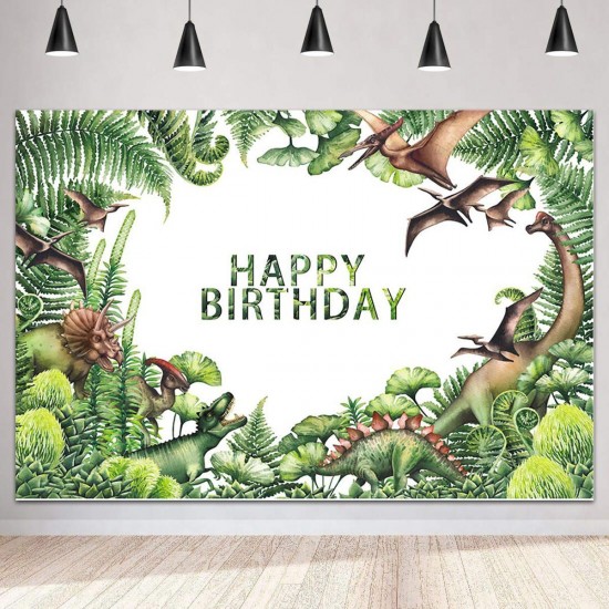 Dinosaur Forest Theme Birthday Backdrop Vinyl Studio Backdrop Photography Props Photo Background Decorations Dinosaur Forest Theme Birthday Backdrop Vinyl Studio Backdrop Photography Props Photo Background Decorations
