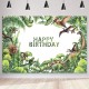 Dinosaur Forest Theme Birthday Backdrop Vinyl Studio Backdrop Photography Props Photo Background Decorations