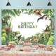 Dinosaur Forest Theme Birthday Backdrop Vinyl Studio Backdrop Photography Props Photo Background Decorations