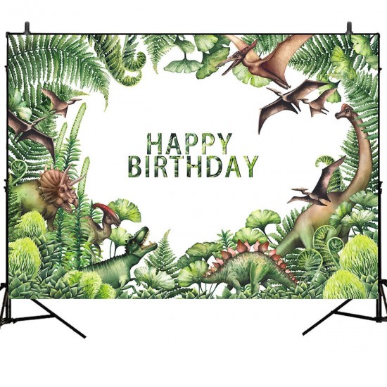 Dinosaur Forest Theme Birthday Backdrop Vinyl Studio Backdrop Photography Props Photo Background Decorations Dinosaur Forest Theme Birthday Backdrop Vinyl Studio Backdrop Photography Props Photo Background Decorations