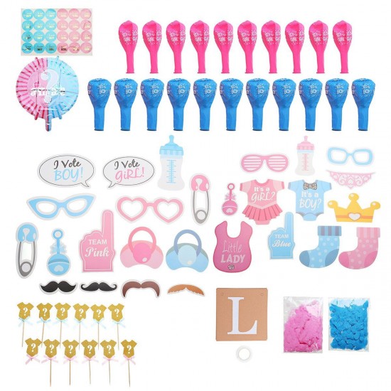 Gender Secret Party Decoration Set Boy Or Grill Party Balloon Set