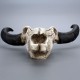 Halloween Long horn Skull Resin Cow Skull Sculpture Statue Wall Decorations Horns Wall Mount Home Bar Wall