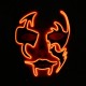 Halloween Mask LED Luminous Flashing Face Mask Party Masks Light Up Dance Halloween Cosplay