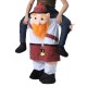 Hallowen Christmas Shoulder Carry Me Buddy Ride On A Shoulder Piggy Back Piggy Ride-On Fancy Dress Adult Party Costume Outfit