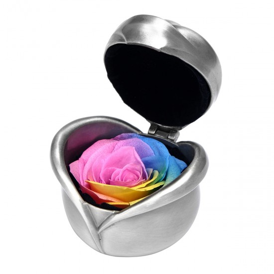 Handmade Preserved Fresh Flower Immortal Rose in Box Valentines Day Decorations Lady Gifts Handmade Preserved Fresh Flower Immortal Rose in Box Valentines Day Decorations Lady Gifts