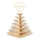 Personalised Chocolate Snack Display Mr&Mrs Heart Wedding Dessert Stand Shelf Rack Party Centrepiece