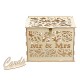 Wedding Card Post Wooden Box Collection Gift Card Boxes with Lock Patry Decor