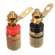 12X2Pcs Speaker Terminal Binding Post Banana Plug Socket Connector 12X2Pcs Speaker Terminal Binding Post Banana Plug Socket Connector