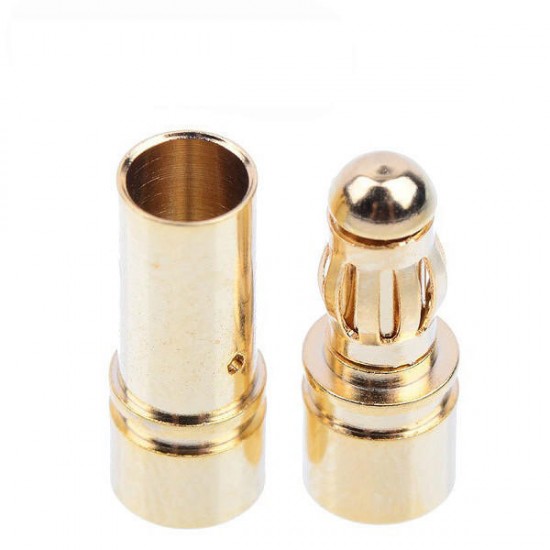 20 Pairs 3.5mm Gold Bullet Banana Connector Plug Male & Female For ESC Battery Motor 20 Pairs 3.5mm Gold Bullet Banana Connector Plug Male & Female For ESC Battery Motor