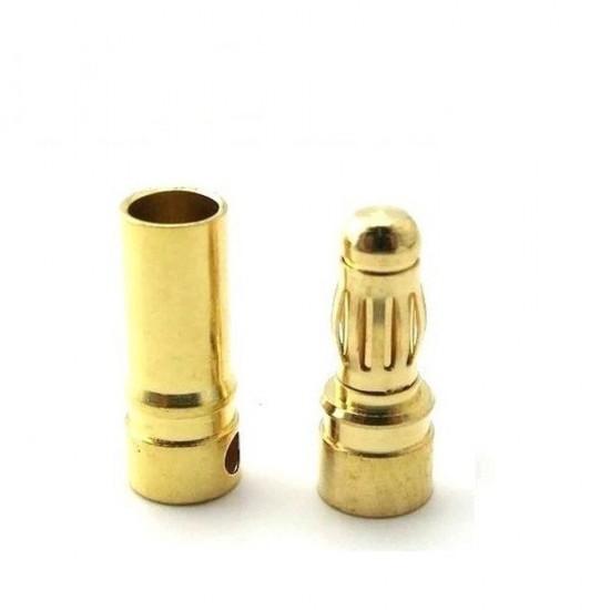 20 Pairs 5.5mm Gold Bullet Connector Banana Plug For ESC Battery Motor