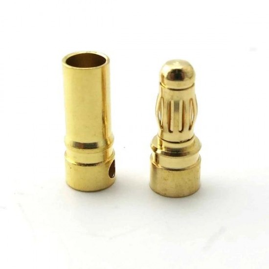 4/5.5/6mm Gold Bullet Connector Banana Plug For ESC Battery Motor 4/5.5/6mm Gold Bullet Connector Banana Plug For ESC Battery Motor