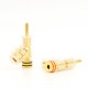 4Pcs Viborg Gold Plated Audio Banana Speaker Plug Connector 45 Dgree Lock Screw Welding Free 4Pcs Viborg Gold Plated Audio Banana Speaker Plug Connector 45 Dgree Lock Screw Welding Free