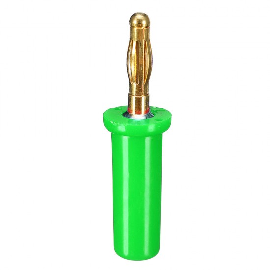 4mm Copper Gold Plated Banana Plug Connectors 5 Colors for RC Model