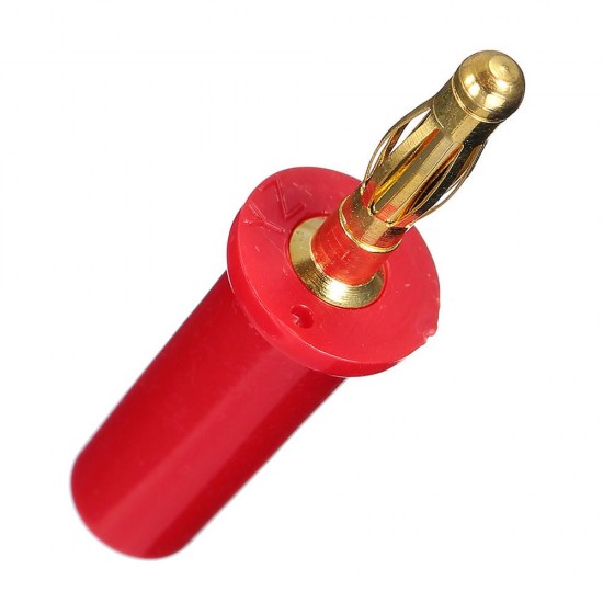 4mm Copper Gold Plated Banana Plug Connectors 5 Colors for RC Model