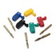 5 Colors 2mm Banana Plug Connector Jack For Speaker Amplifier Test Probes Terminals Cooper