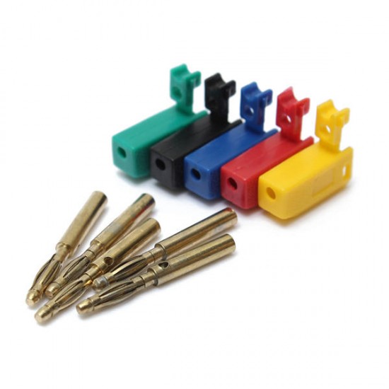 5 Colors 2mm Banana Plug Connector Jack For Speaker Amplifier Test Probes Terminals Cooper 5 Colors 2mm Banana Plug Connector Jack For Speaker Amplifier Test Probes Terminals Cooper