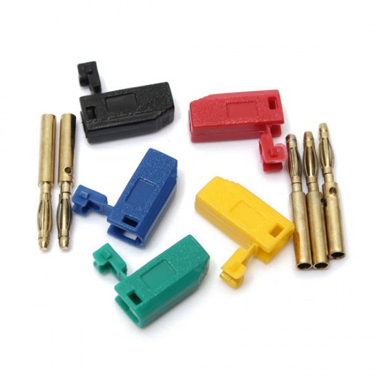 5 Colors 2mm Banana Plug Connector Jack For Speaker Amplifier Test Probes Terminals Cooper