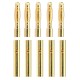 5 Pair 2mm Gold Bullet Connectors Banana Plugs For RC Car/Drone Lipo Battery