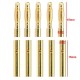 5 Pair 2mm Gold Bullet Connectors Banana Plugs For RC Car/Drone Lipo Battery 5 Pair 2mm Gold Bullet Connectors Banana Plugs For RC Car/Drone Lipo Battery