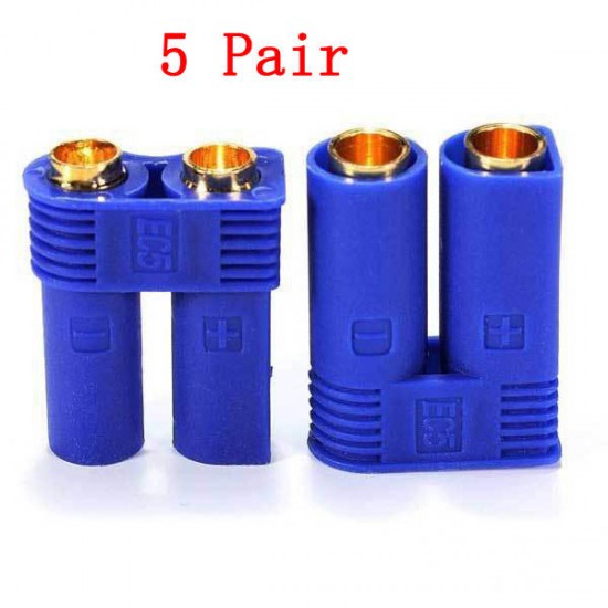 5 Pair 5mm EC5 Banana Connector Male Female Plugs