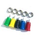 5 Pcs 4mm Banana Plugs Female Jack Socket Plug Wire Connector 5 Colors Each 1pcs Multimeter Socket Banana Head Female