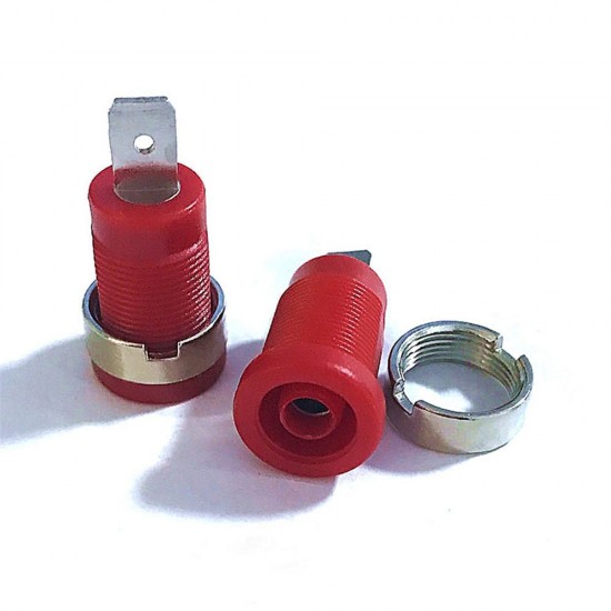 5 Pcs 4mm Banana Plugs Female Jack Socket Plug Wire Connector 5 Colors Each 1pcs Multimeter Socket Banana Head Female